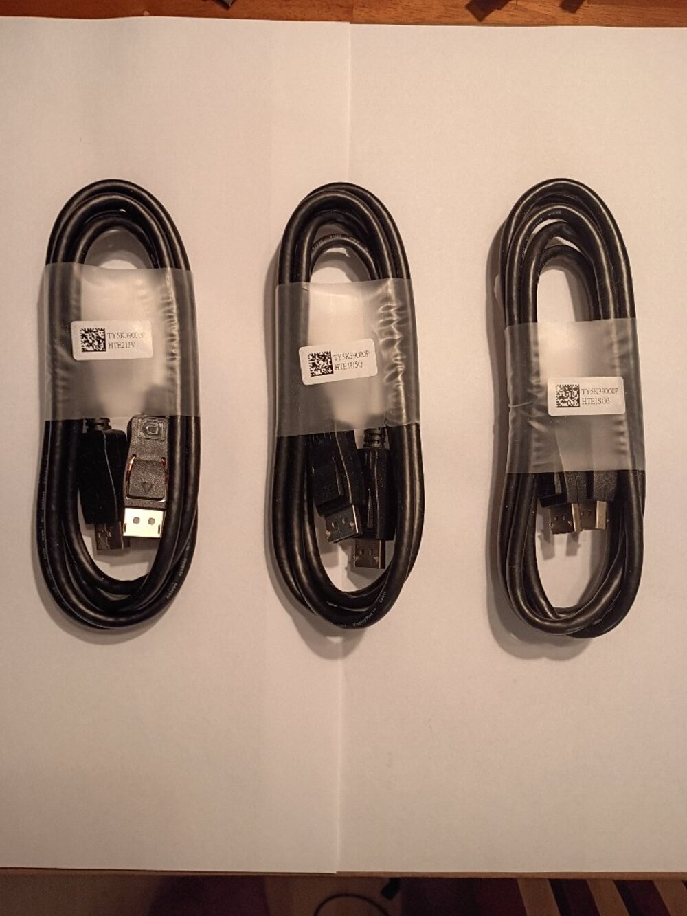 Displayport Cable, 6ft, lot 3
